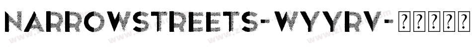 NarrowStreets-WyyRV字体转换