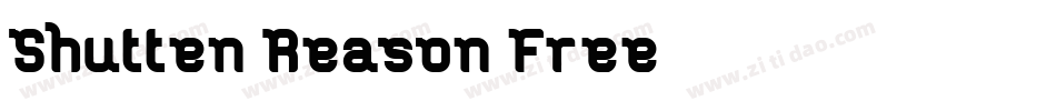 Shutten-Reason-Free-2字体转换