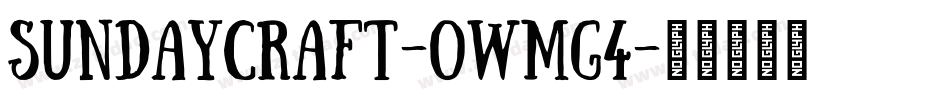 SundayCraft-owMg4字体转换