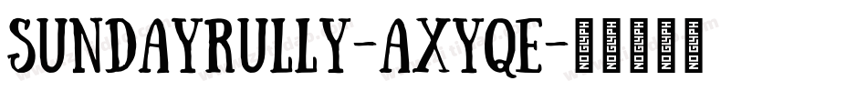 SundayRully-axYqE字体转换