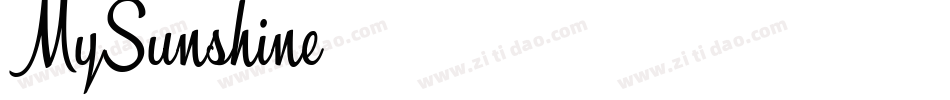 MySunshine字体转换