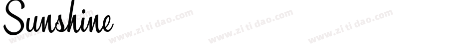 Sunshine字体转换