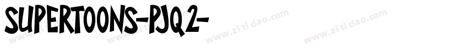 SuperToons-Pjq2字体转换