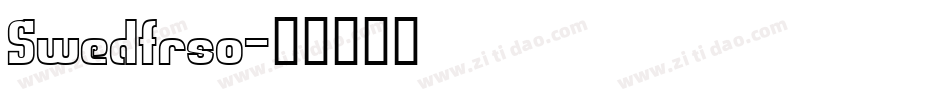 Swedfrso字体转换