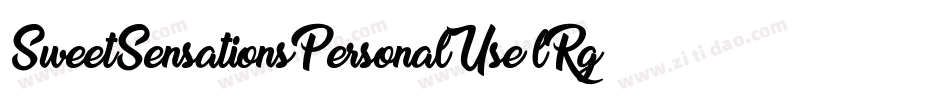 SweetSensationsPersonalUse-lRgq字体转换