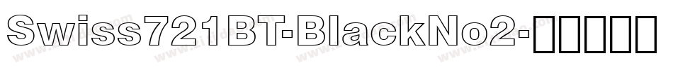 Swiss721BT-BlackNo2字体转换