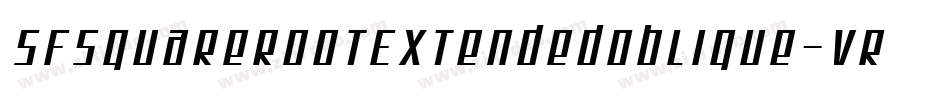 SfSquareRootExtendedOblique-vRyy字体转换 SfSquareRootExtendedOblique-vRyy字体转换