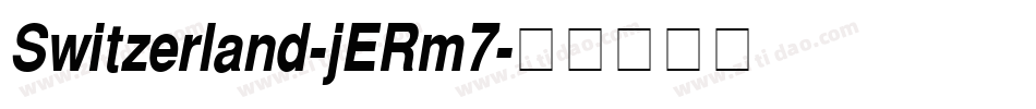 Switzerland-jERm7字体转换
