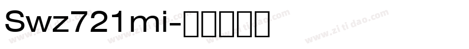 Swz721mi字体转换
