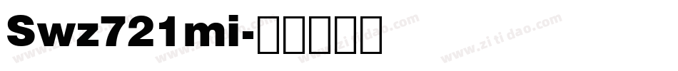Swz721mi字体转换