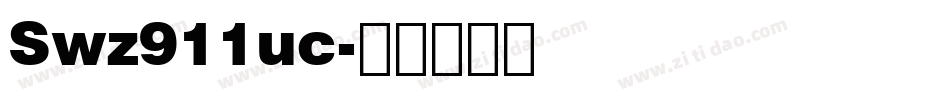 Swz911uc字体转换