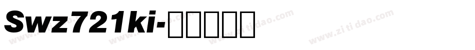 Swz721ki字体转换