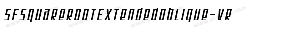 SfSquareRootExtendedOblique-vRyy字体转换 SfSquareRootExtendedOblique-vRyy字体转换