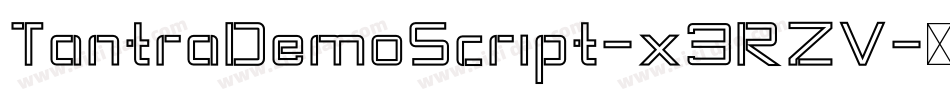 TantraDemoScript-x3RZV字体转换