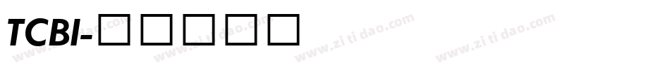 TCBI字体转换
