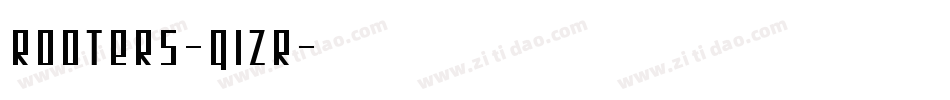 Rooters-q1zr字体转换