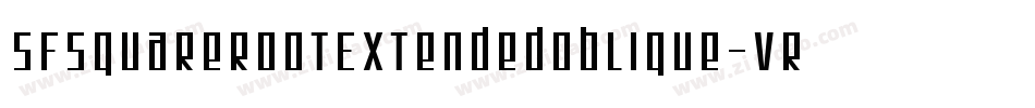 SfSquareRootExtendedOblique-vRyy字体转换 SfSquareRootExtendedOblique-vRyy字体转换