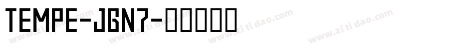 Tempe-Jgn7字体转换