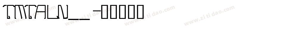 TMTALN__字体转换