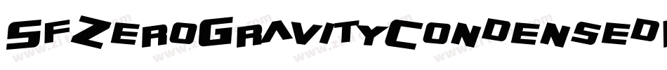 SfZeroGravityCondensedBold-y3G2字体转换 SfZeroGravityCondensedBold-y3G2字体转换