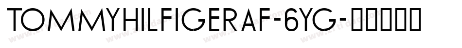 TommyHilfigerAf-6yg字体转换