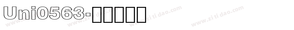 Uni0563字体转换