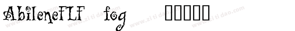 AbileneFLF.fog_字体转换