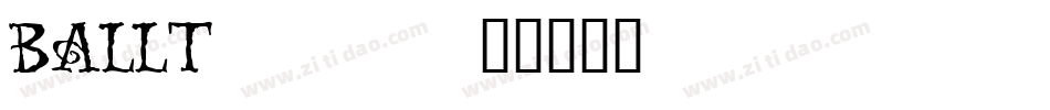 BALLT___字体转换