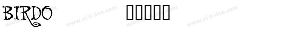 BIRDO___字体转换