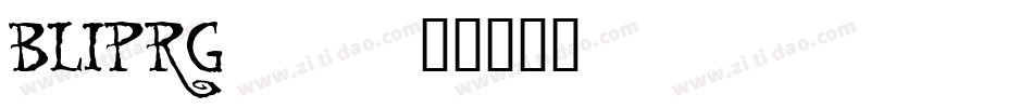 BLIPRG__字体转换