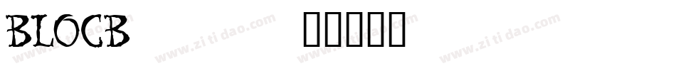 BLOCB___字体转换