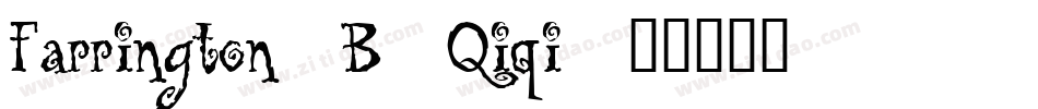 Farrington7B_Qiqi字体转换