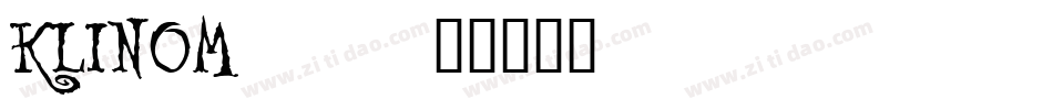 KLINOM__字体转换