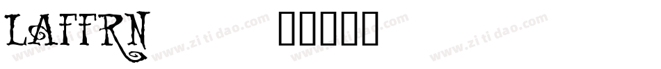 LAFFRN__字体转换