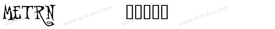METRN___字体转换