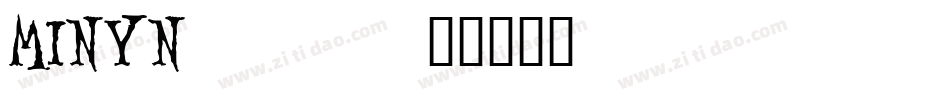 MINYN___字体转换