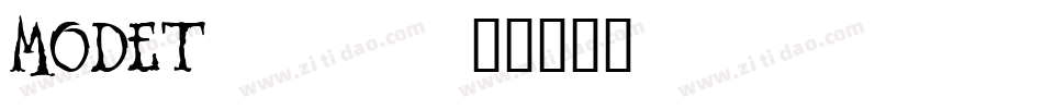 MODET___字体转换