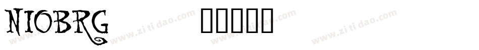 NIOBRG__字体转换