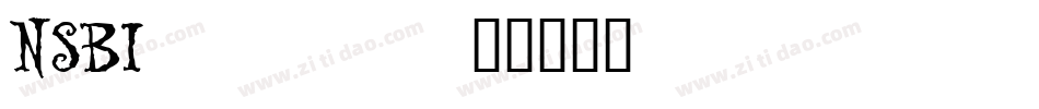 NSBI____字体转换
