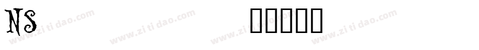 NS______字体转换