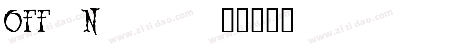 OFF-N___字体转换