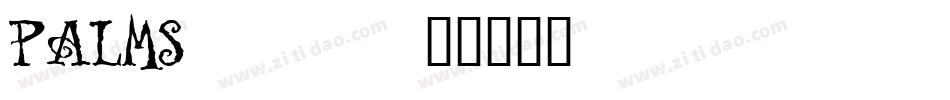 PALMS___字体转换