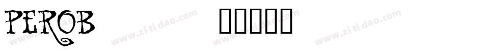 PEROB___字体转换