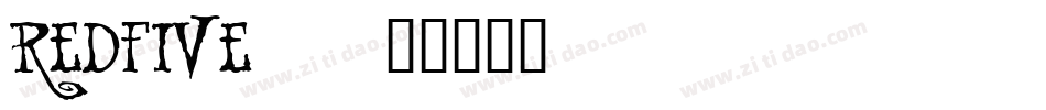 REDFIVE_字体转换