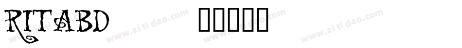 RITABD__字体转换