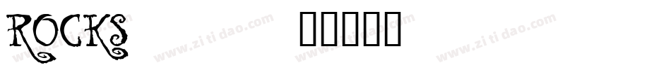 ROCKS___字体转换