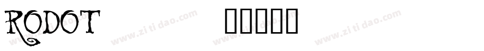 RODOT___字体转换