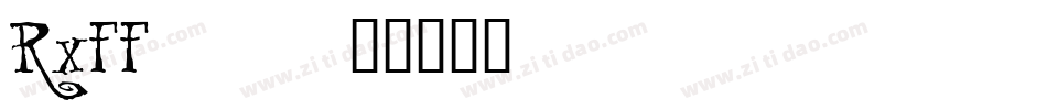 RxFF__字体转换