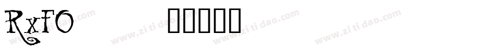 RxFO__字体转换