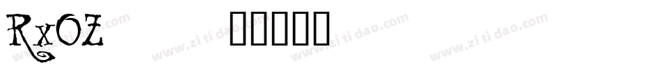RxOZ__字体转换